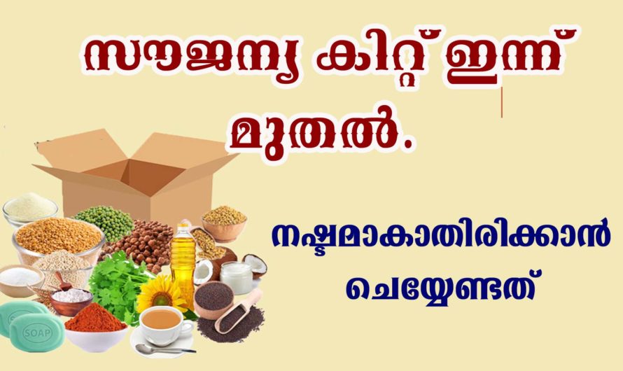 സൗജന്യ കിറ്റ് വിതരണം മെയ് 20 വരെ.