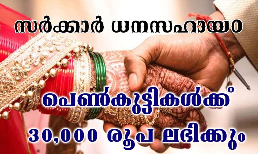 സ്ത്രീകൾക്ക് 30000 രൂപ ഒറ്റത്തവണ സഹായം.